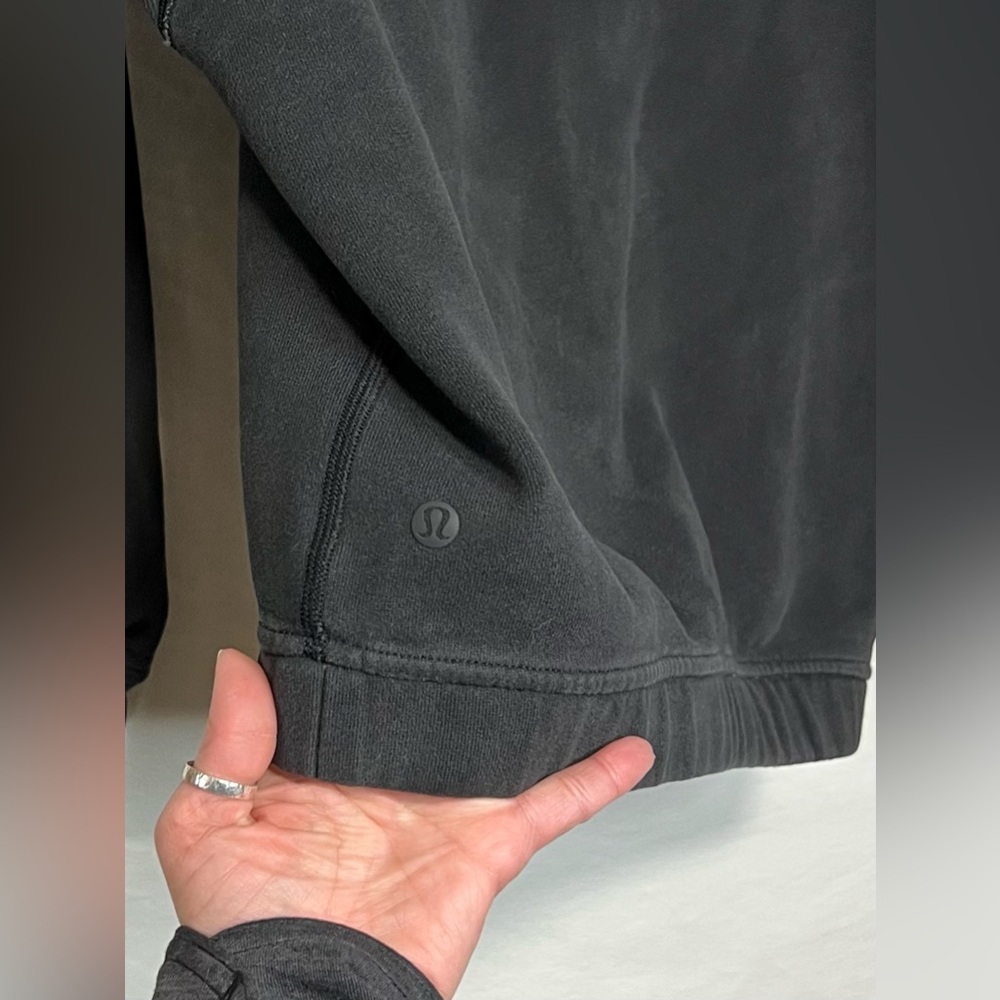 Lululemon Warm For Winter Hoodie Oversized Terry Cotton Activewear Cozy Yoga - Picture 14 of 14